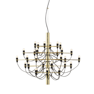 Flos 2097/30 (frosted bulbs) Lampada a Sospensione in Acciaio 30xE14 ø 88 cm